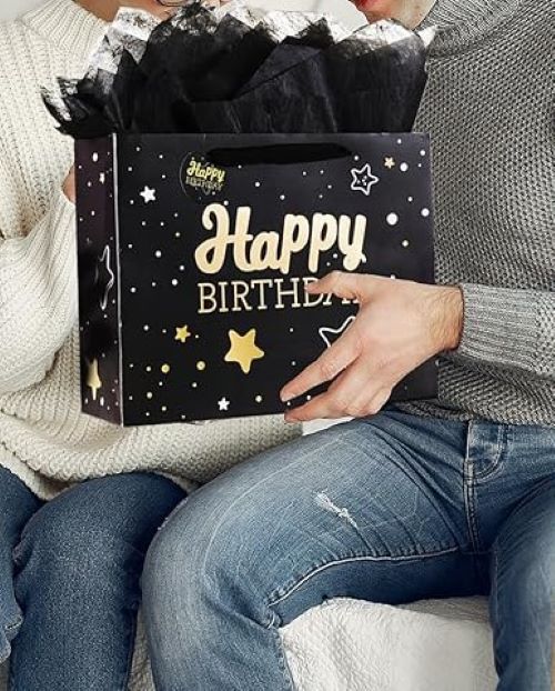 "13" Birthday Gift Bag with Card and Tissue Paper