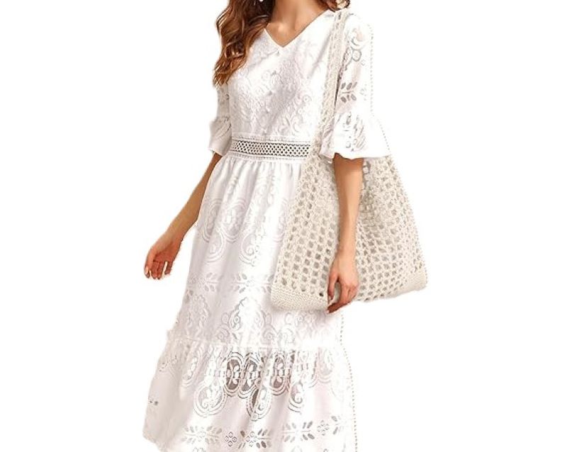 Crochet Beach Bag for Women Boho Summer Tote