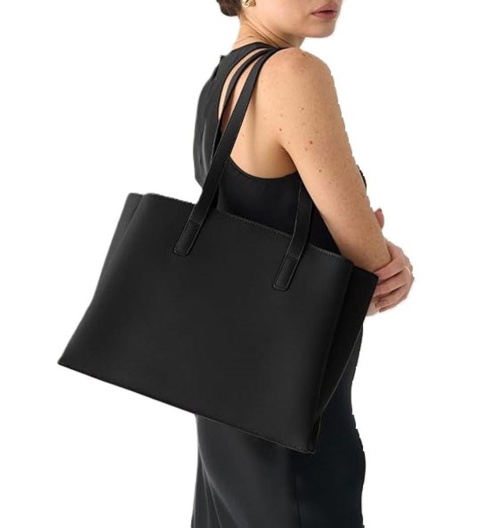 14 Inch Women's Work Tote Bag with Zipper Laptop Compartment