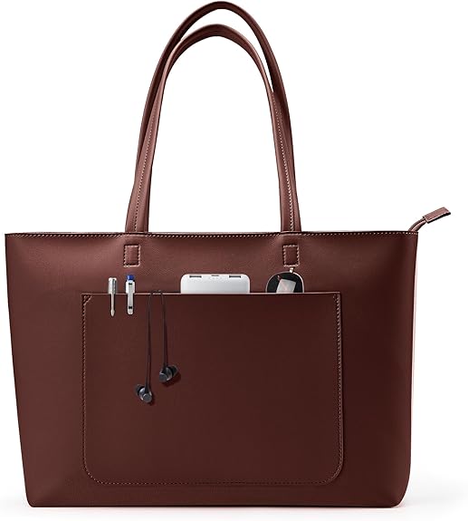 Vegan Leather Tote Bag for Women – Slim & Stiff 18L