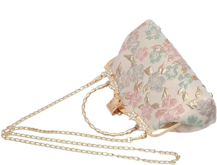 Elegant Jacquard Embroidered Shoulder Clutch Bag for Women