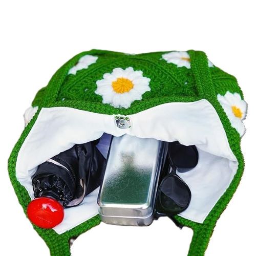 Handmade Crochet Tote & Floral Knit Bags for Women