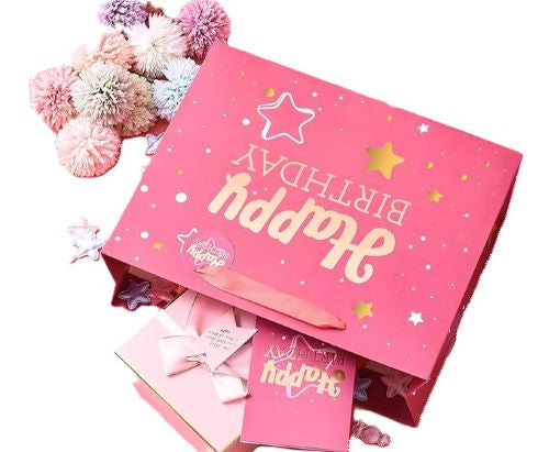 "13" Birthday Gift Bag with Card and Tissue Paper