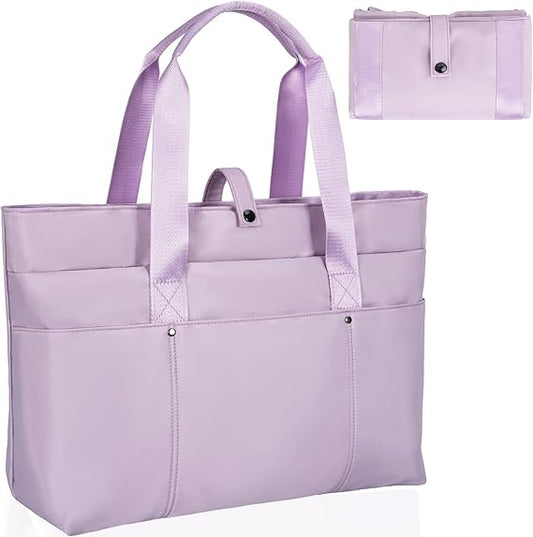 Foldable Large Tote Bag for Women – Travel, Work, Shoulder Handbag