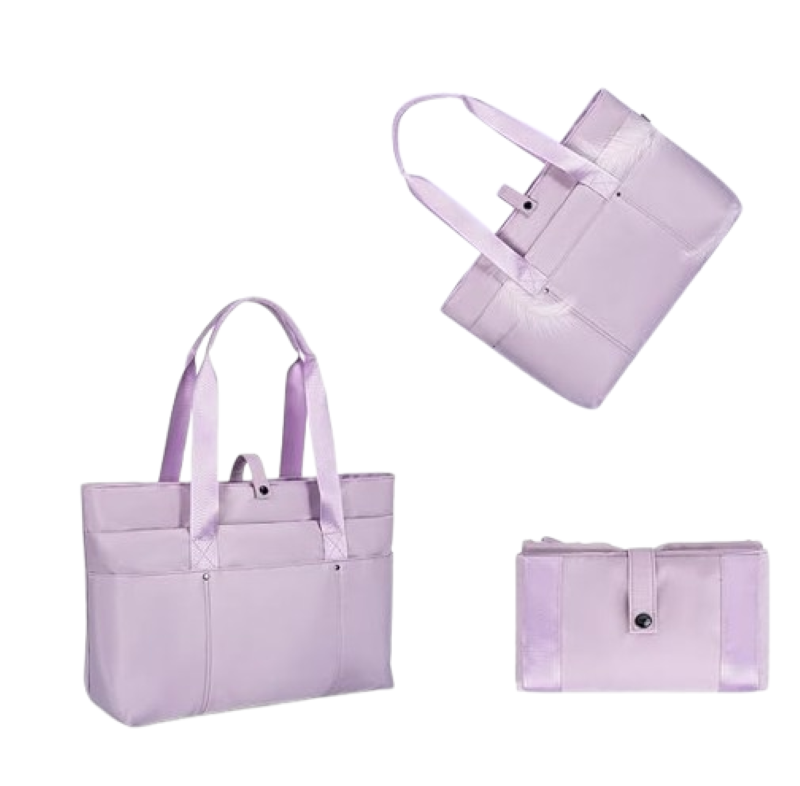 Foldable Large Tote Bag for Women – Travel, Work, Shoulder Handbag