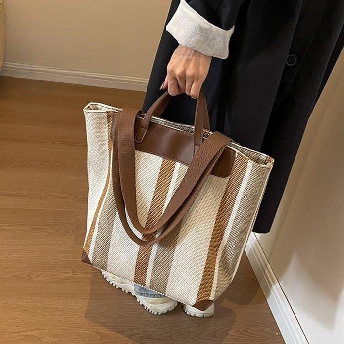 Large women’s tote bag with laptop compartment
