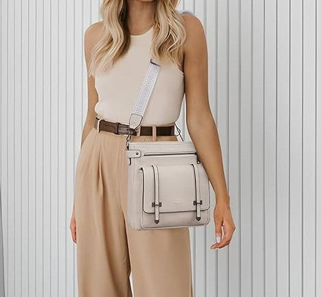 Women's Crossbody Bag Made from Vegan Leather