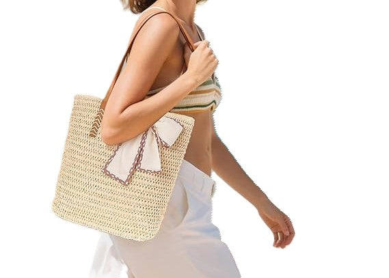 2025 Summer Handwoven Tote Bag for Women – Stylish & Light