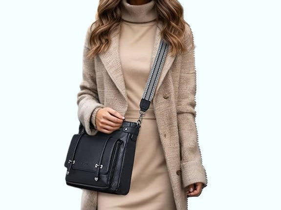 Women's Crossbody Bag Made from Vegan Leather