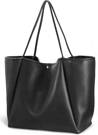 Oversize PU Leather Tote Bag for Women – Chic & Durable