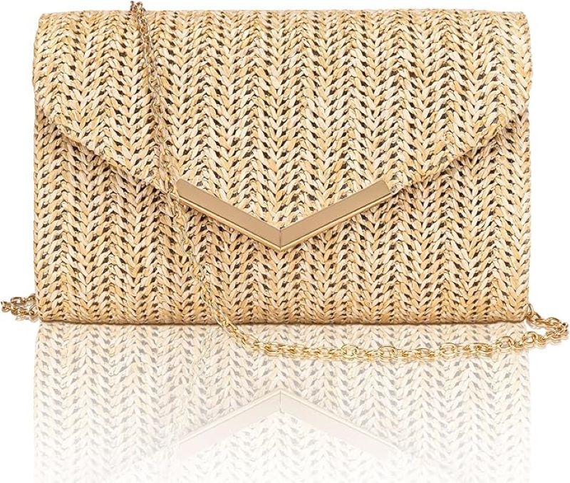 Clutch Purse for Women – Trendy Envelope Evening Bag with Chain for Party