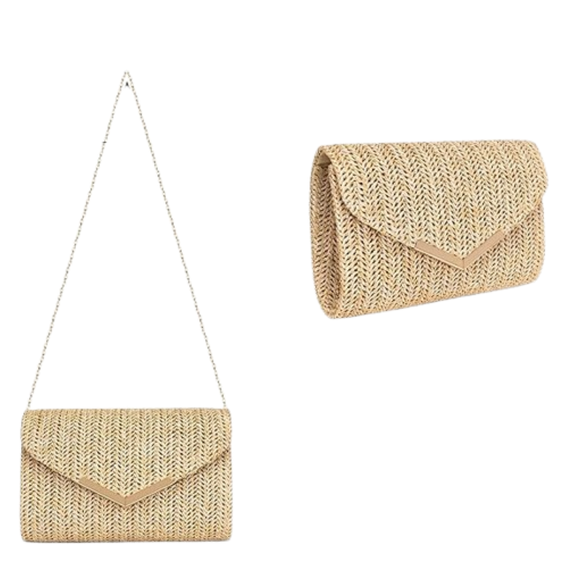 Clutch Purse for Women – Trendy Envelope Evening Bag with Chain for Party