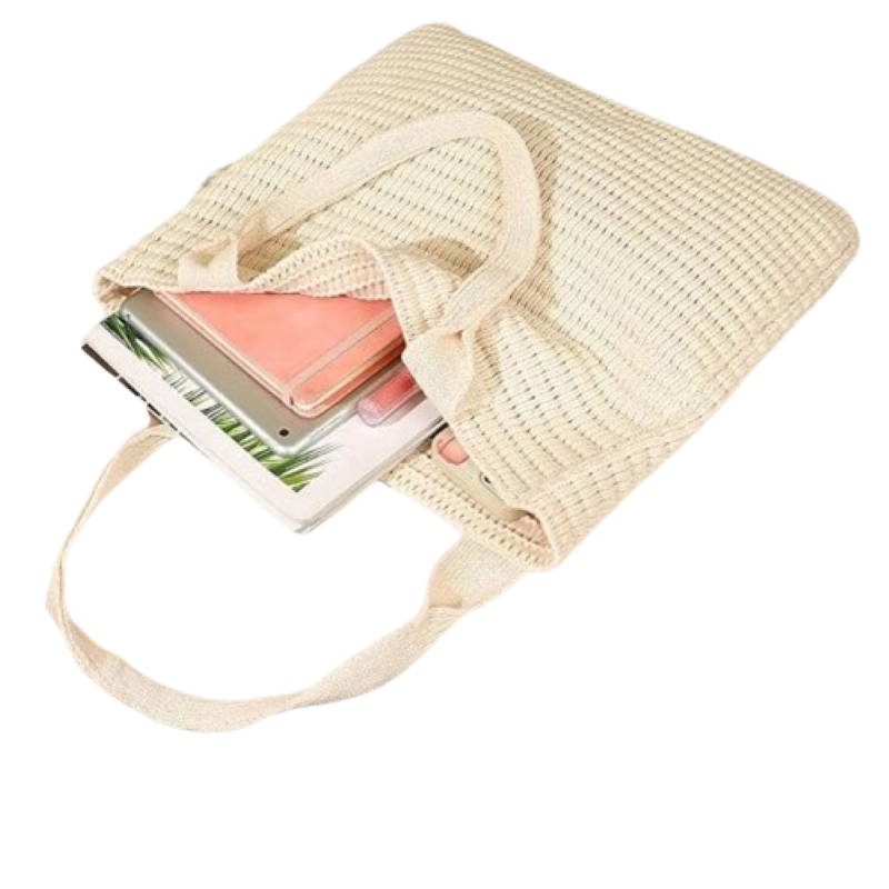 Women's Large Straw Crossbody Bag-Woven Summer Tote for Beach and Travel