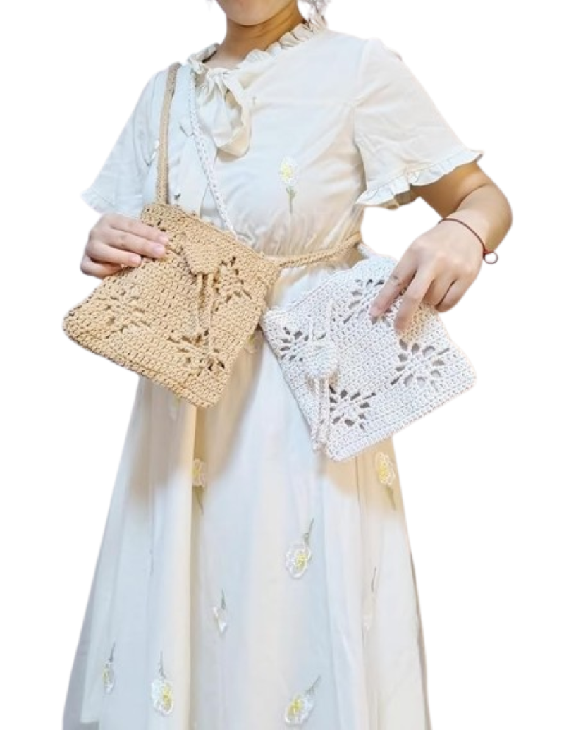 Handmade Crochet Phone Bag Knitted Bag for Women