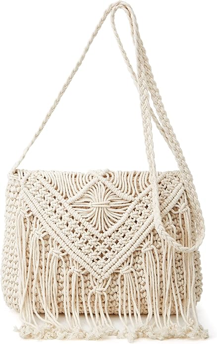 Trendy Crochet Shoulder Bag for Women