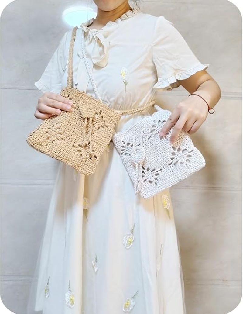 Handmade Crochet Phone Bag Knitted Bag for Women