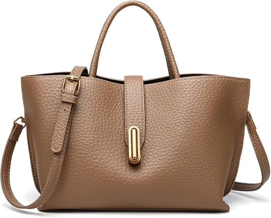 Chic PU Crossbody Tote Bag for Women - Versatile Handbag for Work & Daily