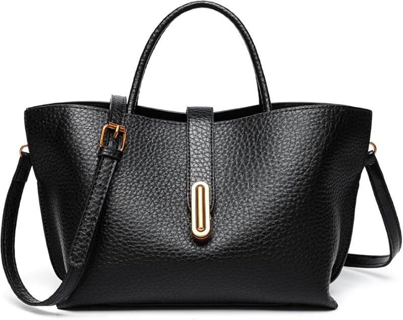 Chic PU Crossbody Tote Bag for Women - Versatile Handbag for Work & Daily