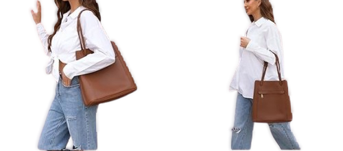 2PCS Large Tote Bags for Women – Casual & Work Handbags with Strap