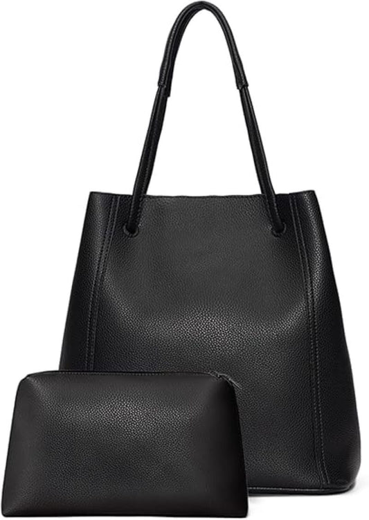 2PCS Large Tote Bags for Women – Casual & Work Handbags with Strap