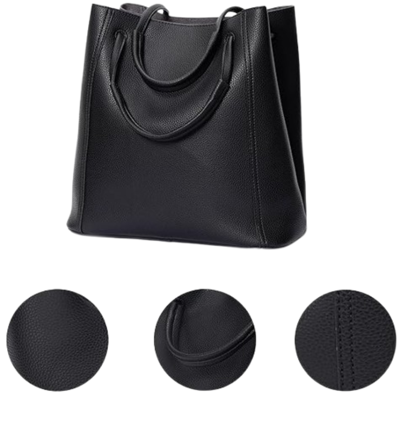 2PCS Large Tote Bags for Women – Casual & Work Handbags with Strap