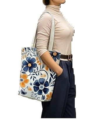 Canvas Tote Bag for Work & Shopping – Spacious & Trendy