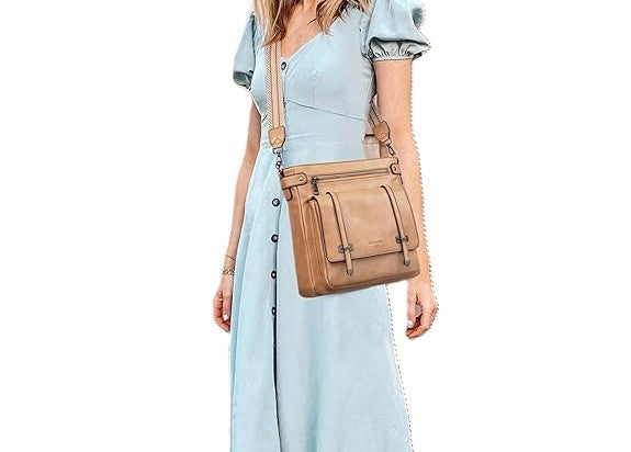 Women's Crossbody Bag Made from Vegan Leather