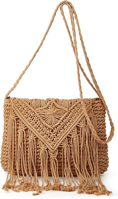Trendy Crochet Shoulder Bag for Women