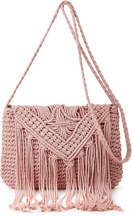 Trendy Crochet Shoulder Bag for Women