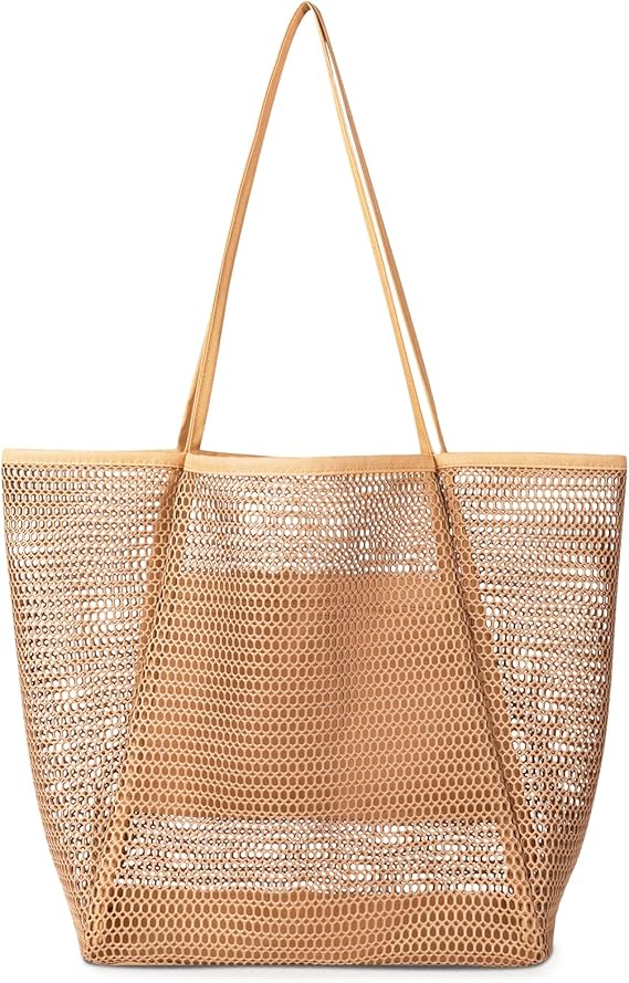 Mesh Beach Tote Bags for Women – Casual Hobo Pool Bags for Vacations