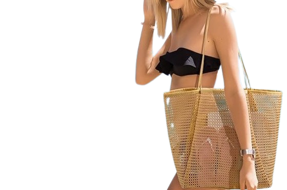 Mesh Beach Tote Bags for Women – Casual Hobo Pool Bags for Vacations