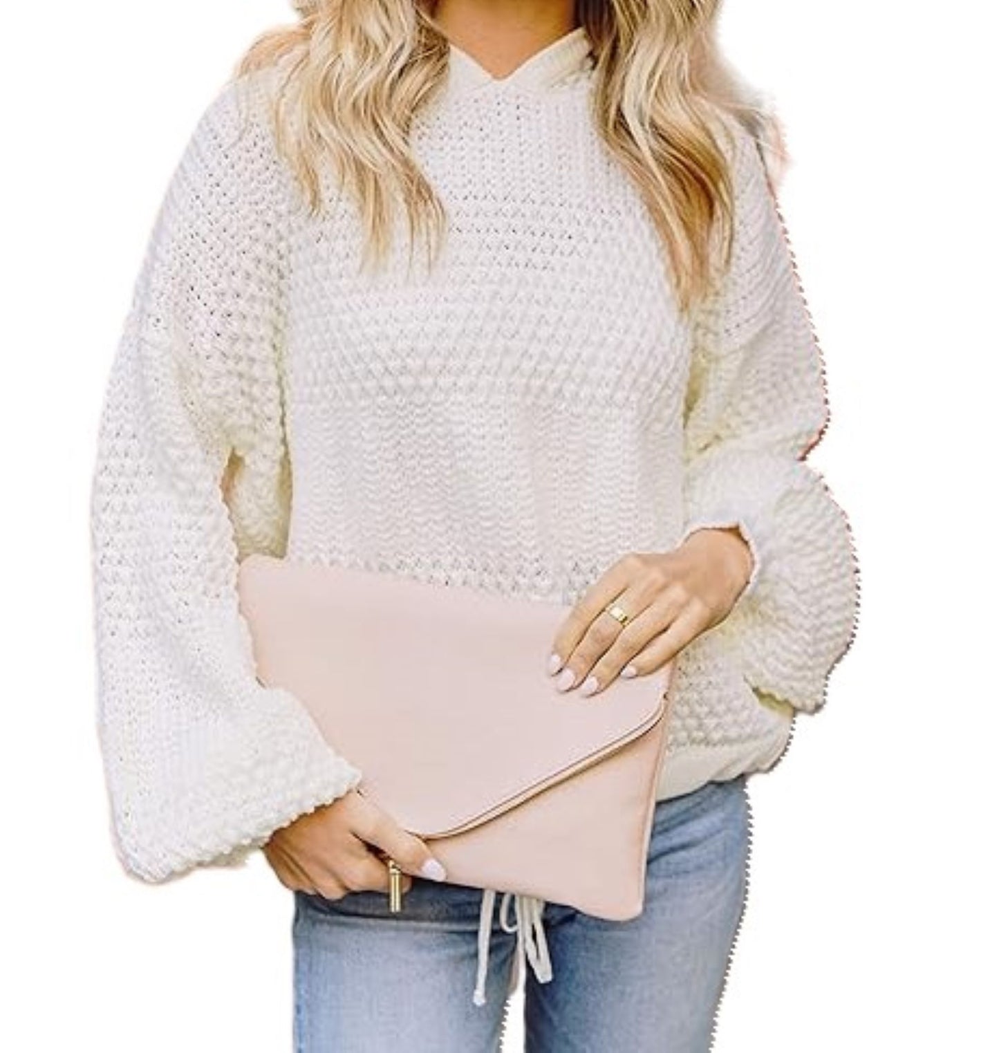 Oversized Envelope Clutch with Stylish Chain Strap – Chic