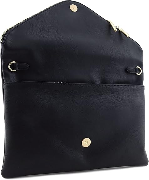 Oversized Envelope Clutch with Stylish Chain Strap – Chic