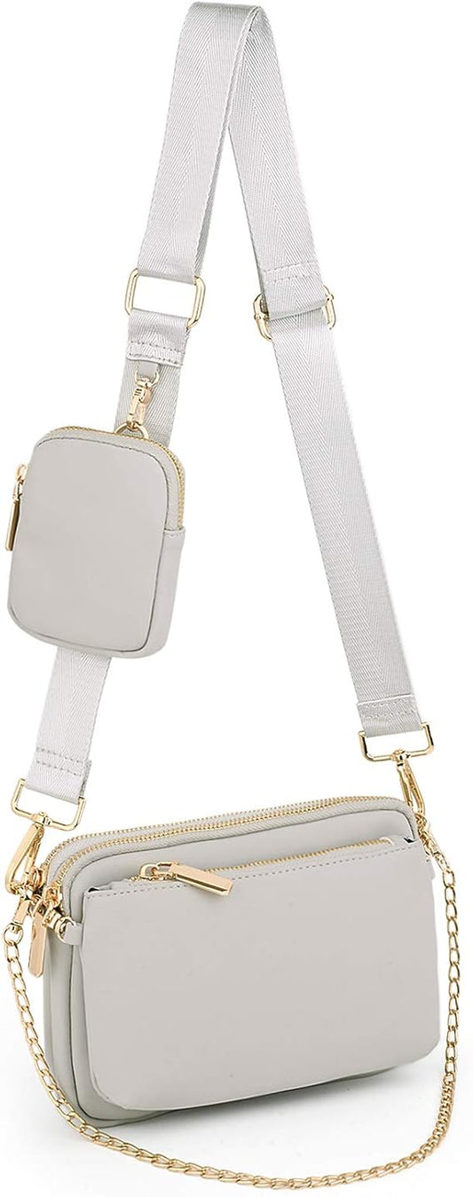Versatile 3in1 Small Crossbody Bag for Women
