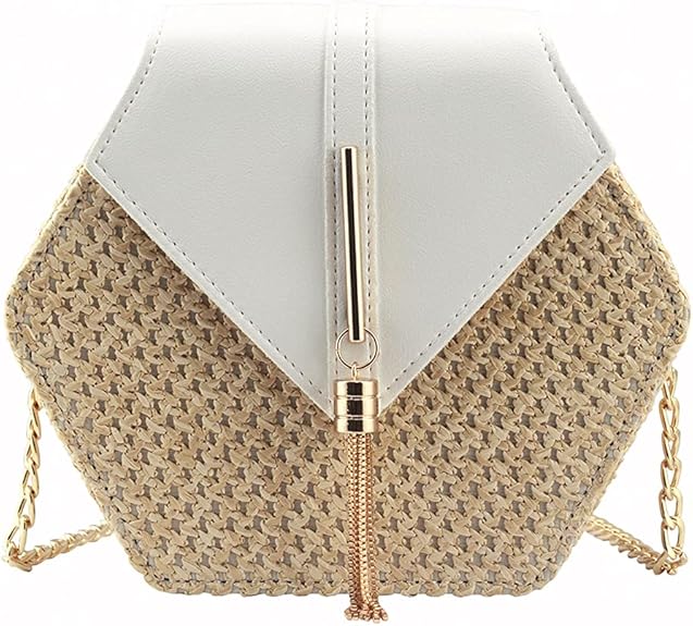 Cute Women’s Straw Crossbody Bag – Stylish & Lightweight