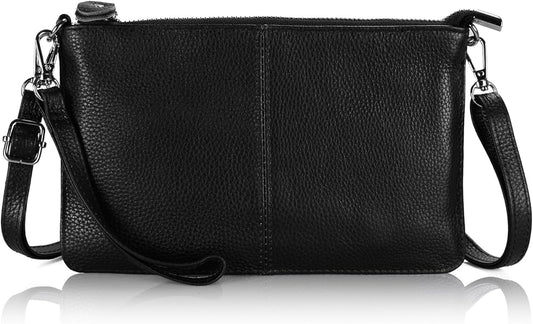 Mini Genuine Leather Women's Wallet – Wristlet & Crossbody