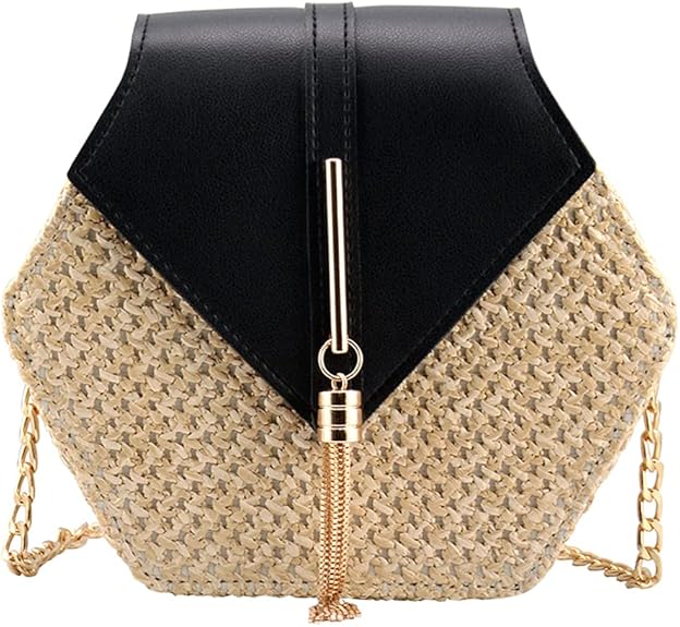Cute Women’s Straw Crossbody Bag – Stylish & Lightweight