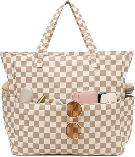 Waterproof Beach Tote Bag for Women – Stylish & Spacious