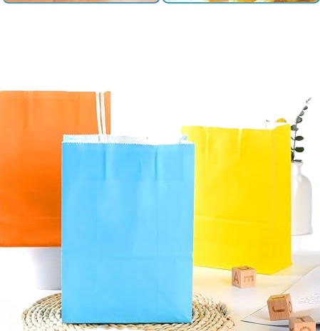Gift Bags with Handles in Multiple Colors
